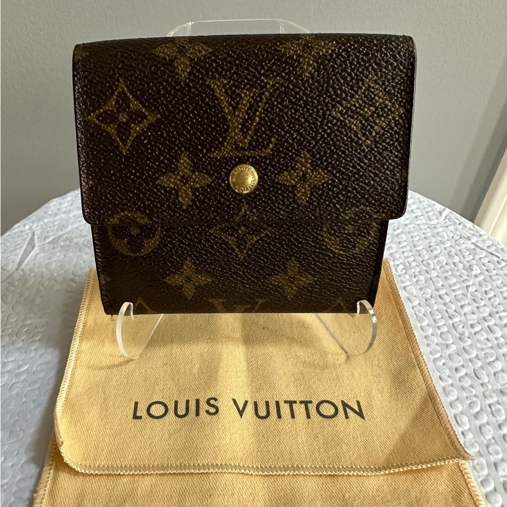 Louis Vuitton Monogram Bifold Wallet with Dust Bag - Authentic